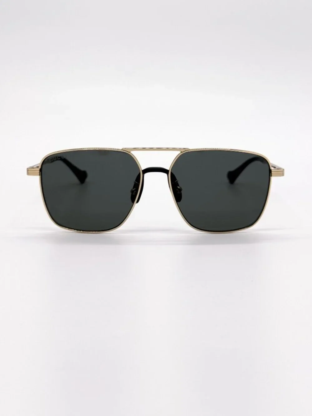 NEW GUCCI SUNGLASSES GG0743S 001 GOLD/GRAY AVIATOR UNISEX GUCCI EYEWEAR